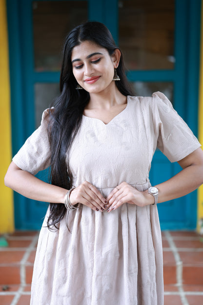 FESTIVE SPECIAL Premium Popcorn Embroidery Maxi with lining FC0151