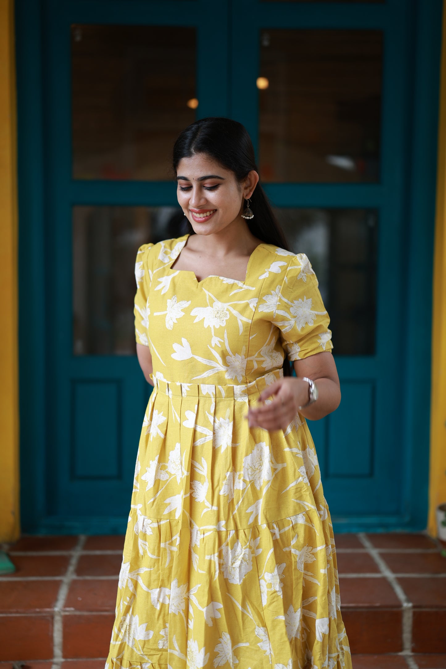 Premium Cotton Flex Fabric  Maxi with Cotton lining FC0143