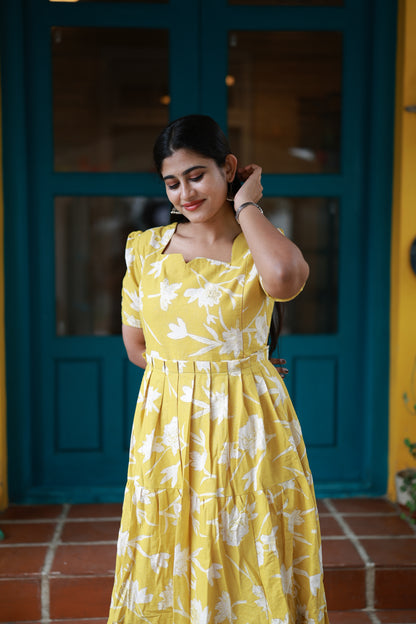 Premium Cotton Flex Fabric  Maxi with Cotton lining FC0143