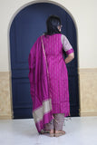 Premium Raw Silk Salwar Set-(Top,Bottom,Duppatta)-Non Feeding Only