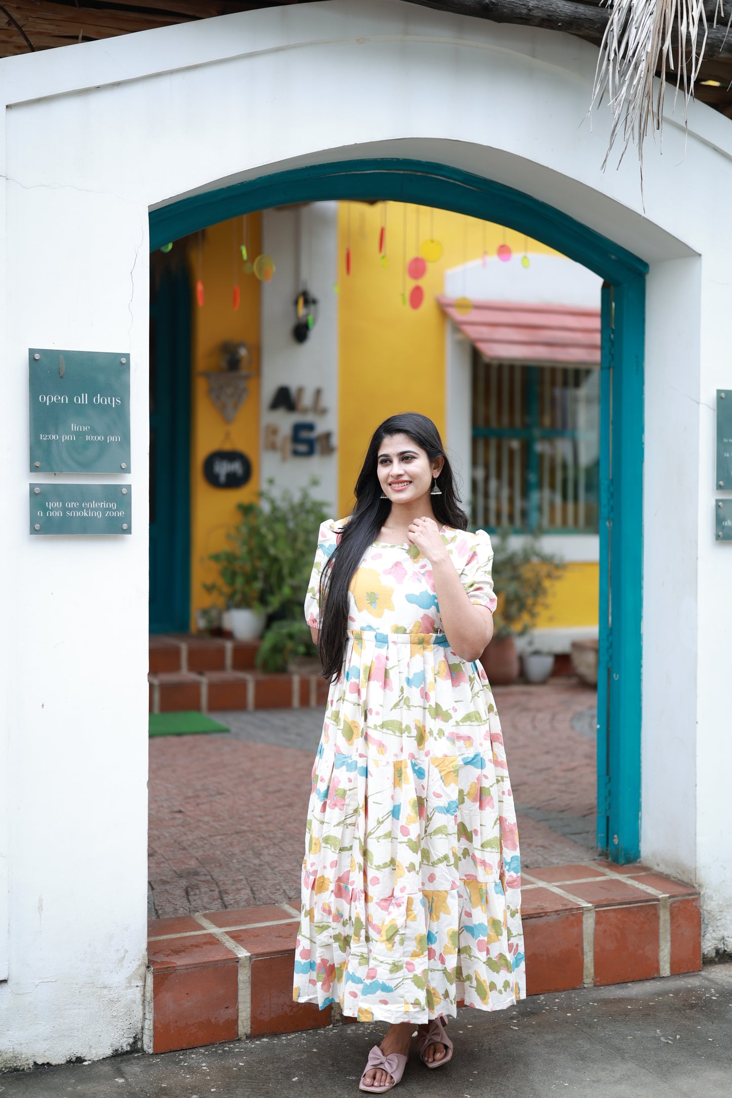 Premium Cotton Flex Fabric  Maxi with Cotton lining FC0140