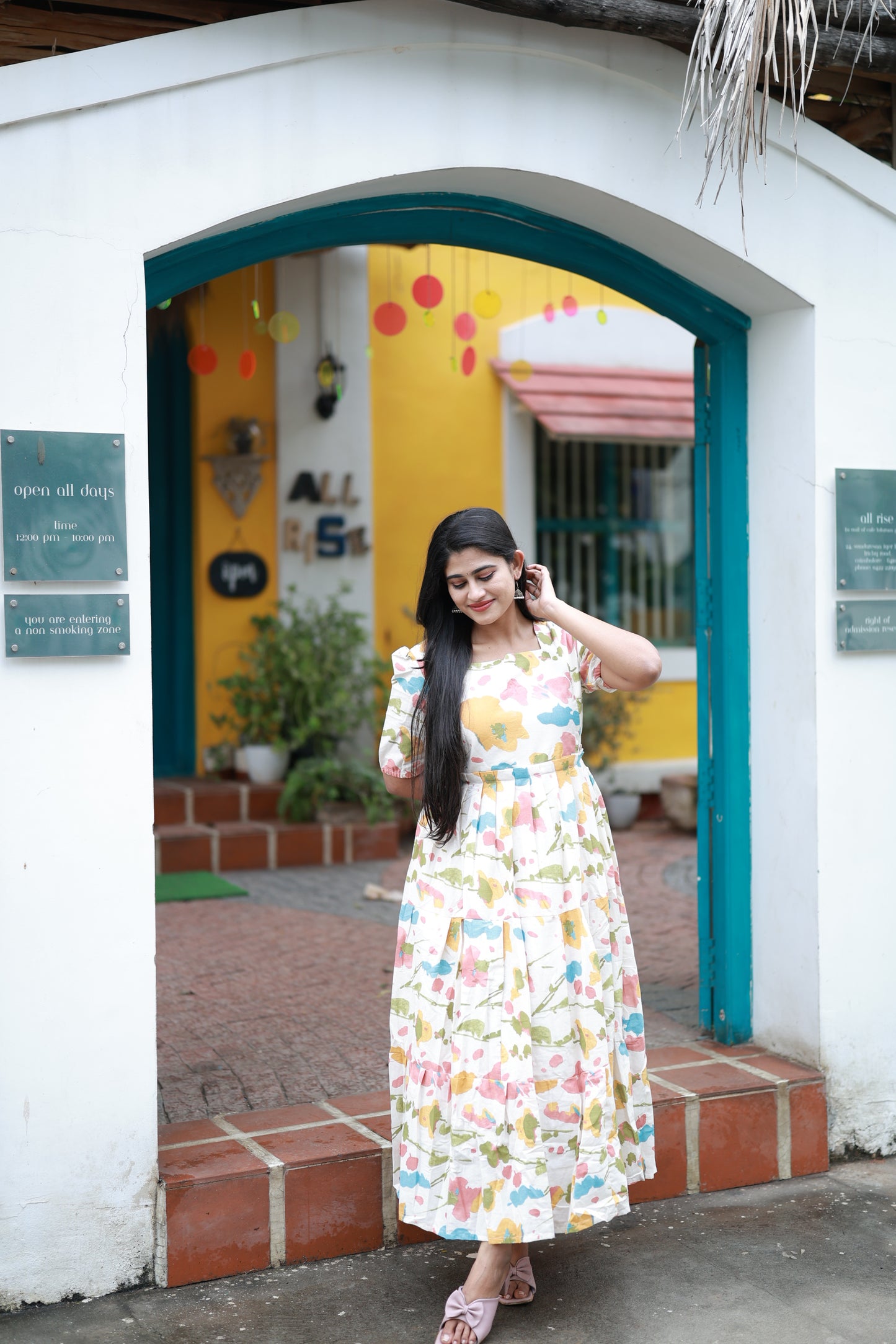 Premium Cotton Flex Fabric  Maxi with Cotton lining FC0140