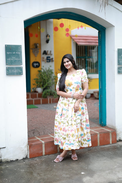 Premium Cotton Flex Fabric  Maxi with Cotton lining FC0140