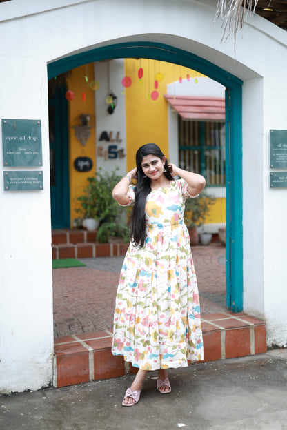 Premium Cotton Flex Fabric  Maxi with Cotton lining FC0140