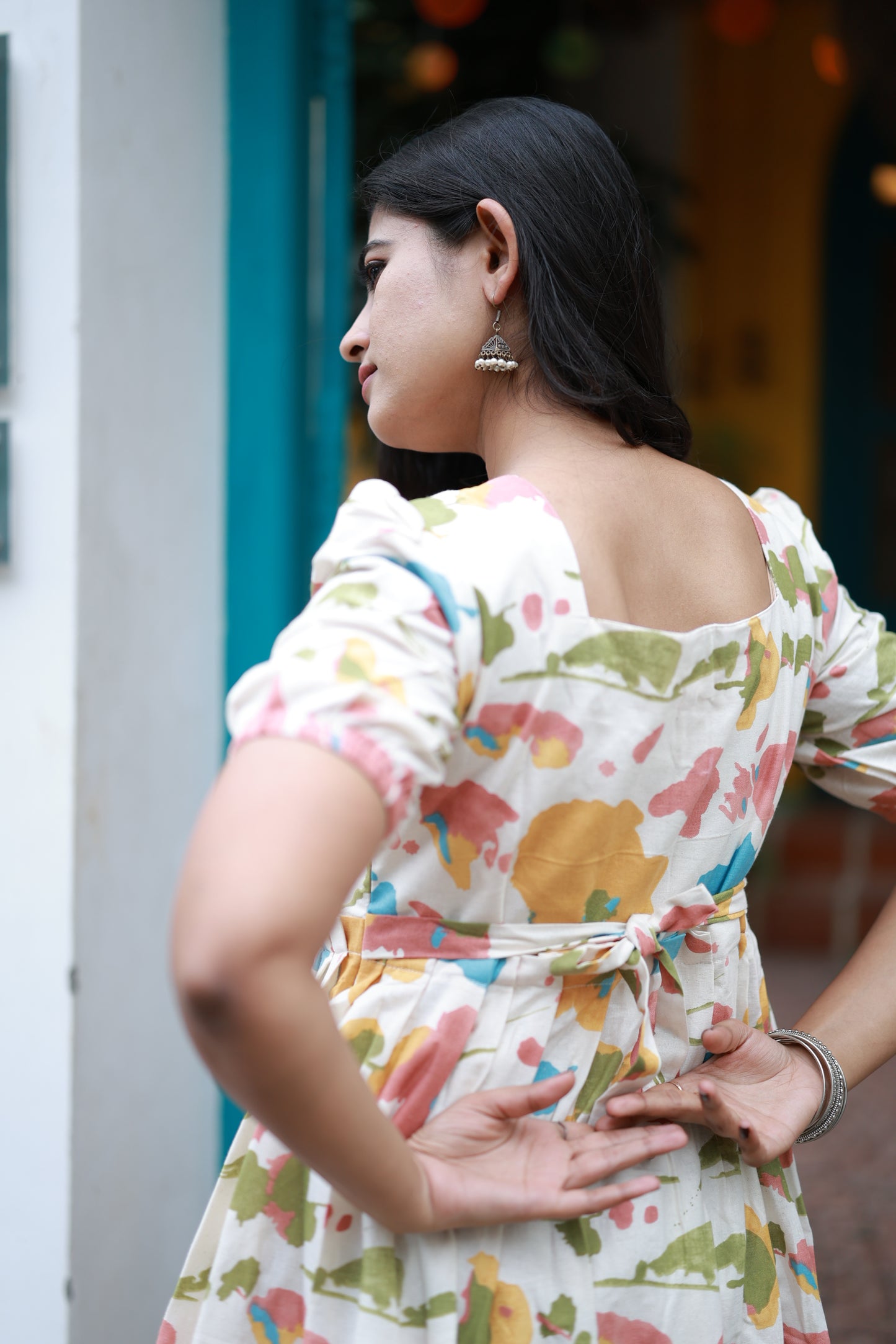 Premium Cotton Flex Fabric  Maxi with Cotton lining FC0140