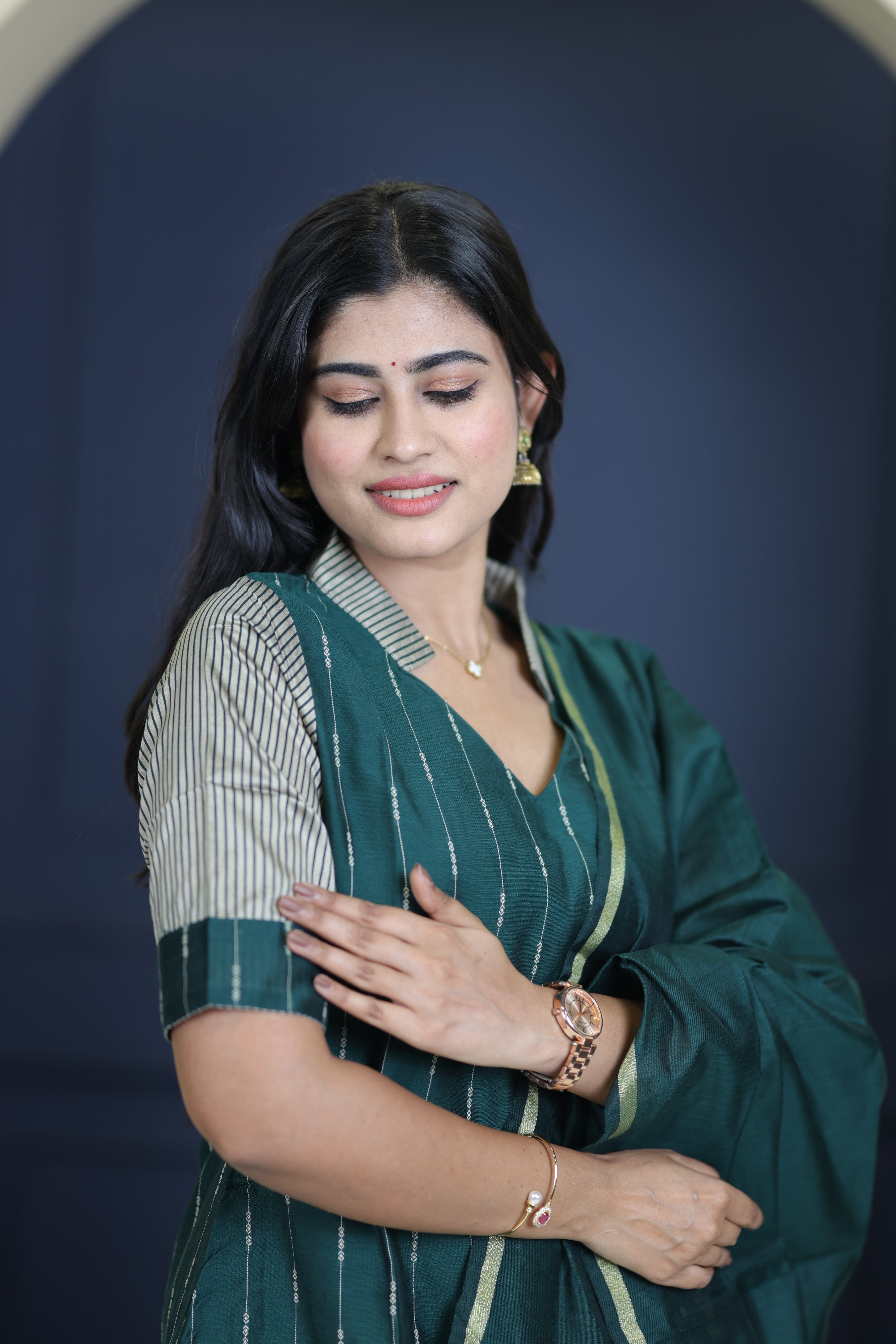 Premium Raw Silk Salwar Set-(Top,Bottom,Duppatta)-Non Feeding Only