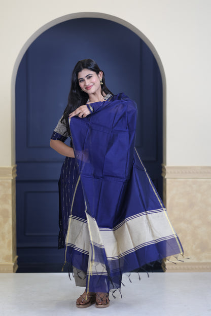 Premium Raw Silk Salwar Set-(Top,Bottom,Duppatta)-Non Feeding Only FC0315