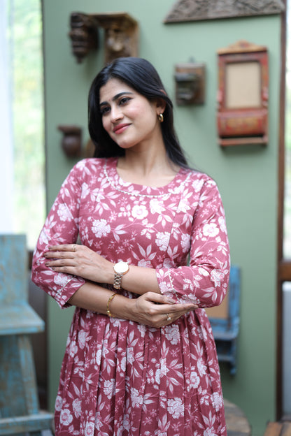 Pure cotton Maxi with lining-Budget Buy ( Feeding/Non Feeding)FC0054