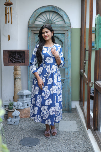 Pure cotton Maxi with lining-Budget Buy ( Feeding/Non Feeding)FC0052