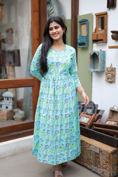 Pure cotton Maxi with lining-Budget Buy ( Feeding/Non Feeding)FC0056