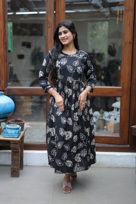 Pure cotton Maxi with lining-Budget Buy ( Feeding/Non Feeding)FC0051