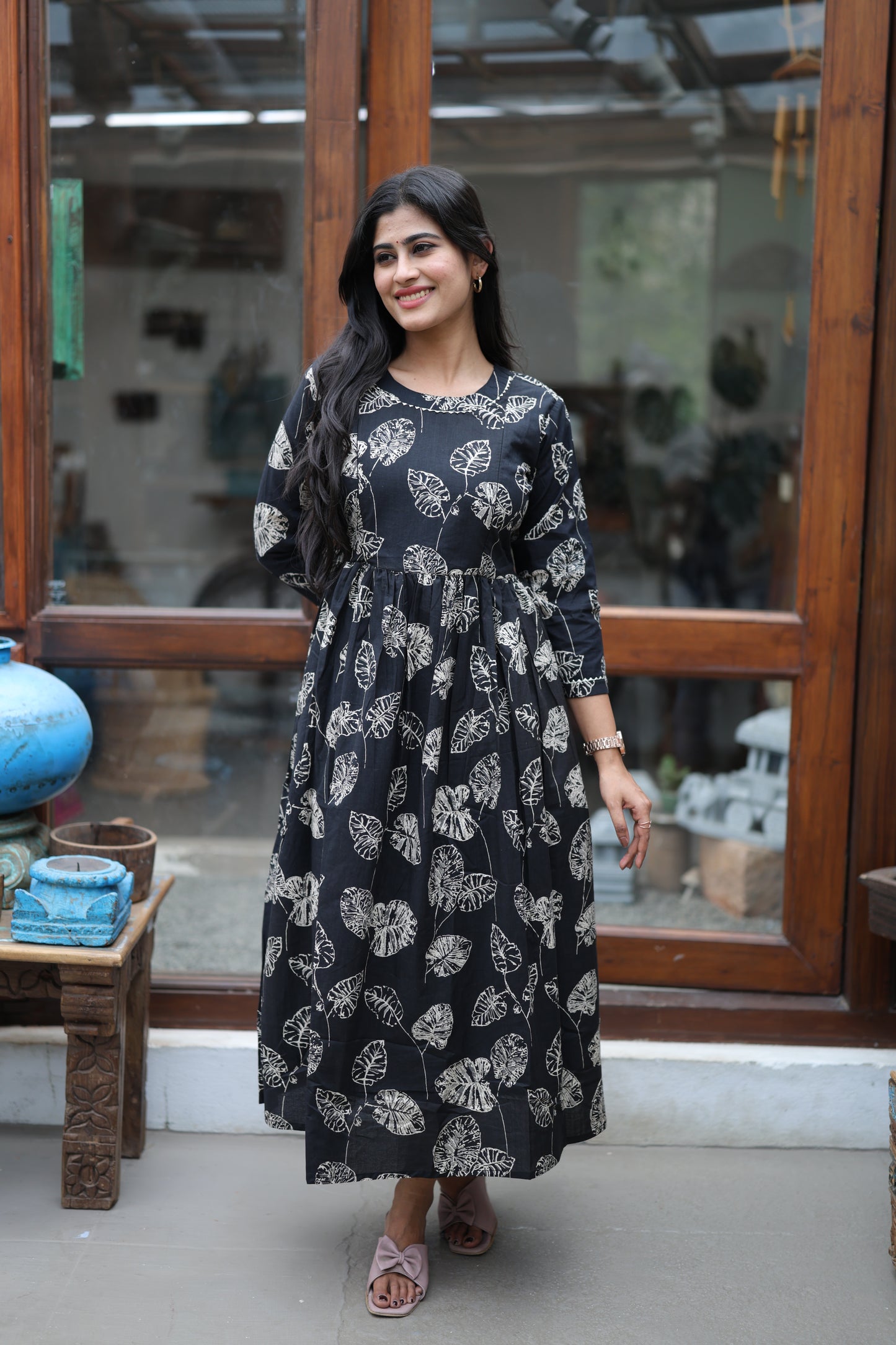Pure cotton Maxi with lining-Budget Buy ( Feeding/Non Feeding)FC0051