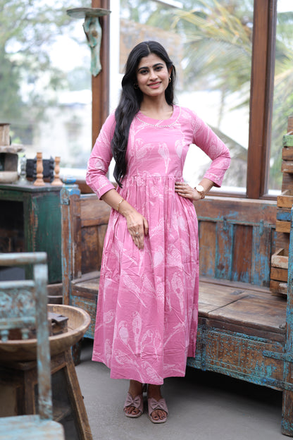 Pure cotton Maxi with lining-Budget Buy ( Feeding/Non Feeding)FC0057