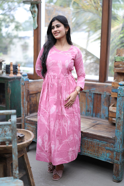 Pure cotton Maxi with lining-Budget Buy ( Feeding/Non Feeding)FC0057