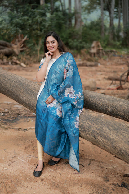 Premium Tissue Digital Printed  Kurti and Dupatta Set FC0133
