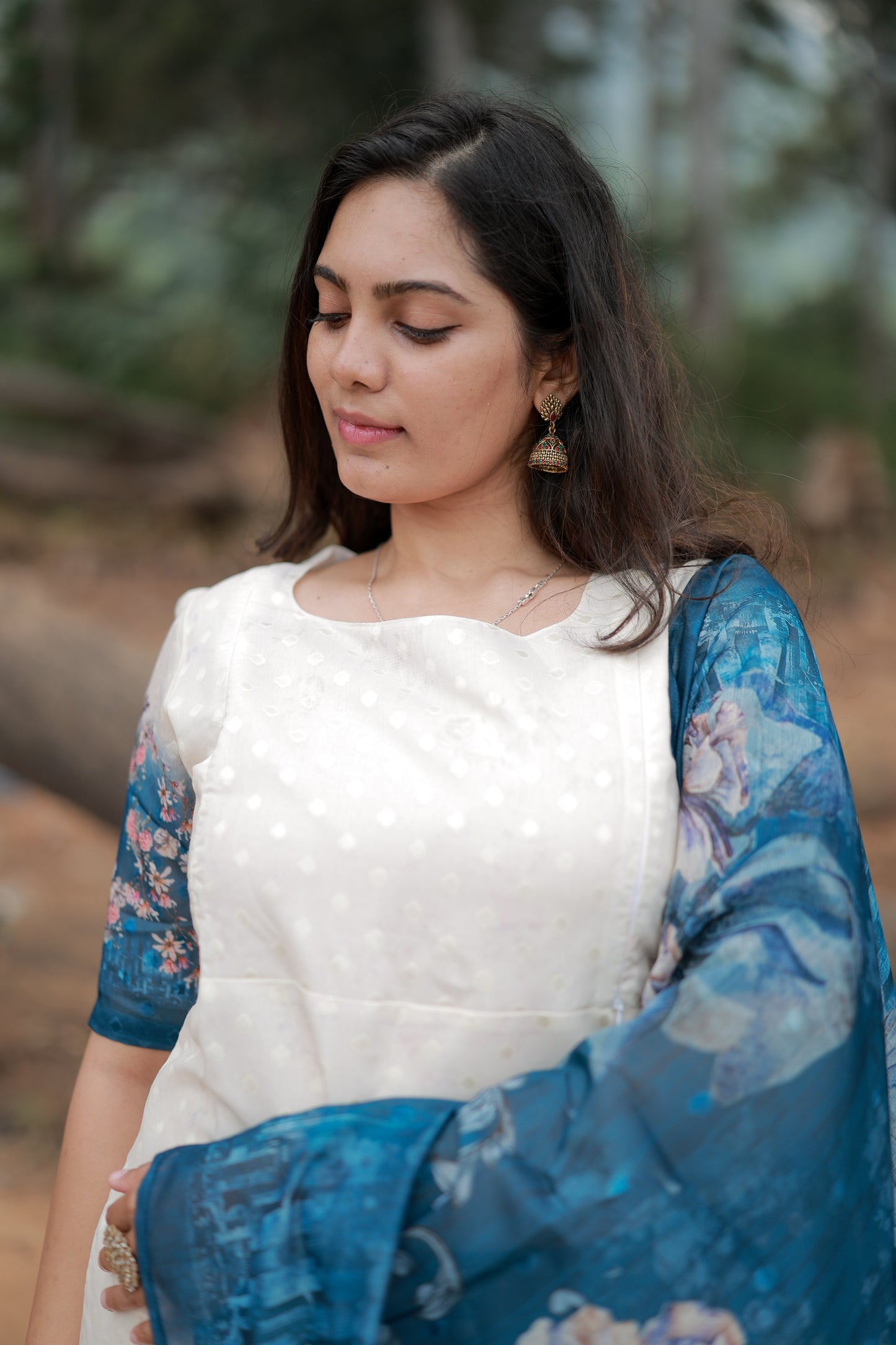 Premium Tissue Digital Printed  Kurti and Dupatta Set FC0133