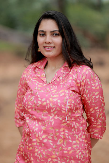 Premium Banarasi Digital Printed Coord Set- Feeding (With Lining) FC0124