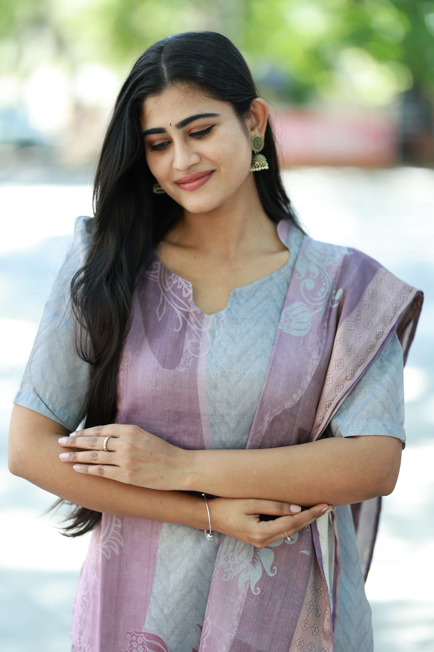 Premium Tissue Digital Printed  Kurti and Dupatta Set FC0137