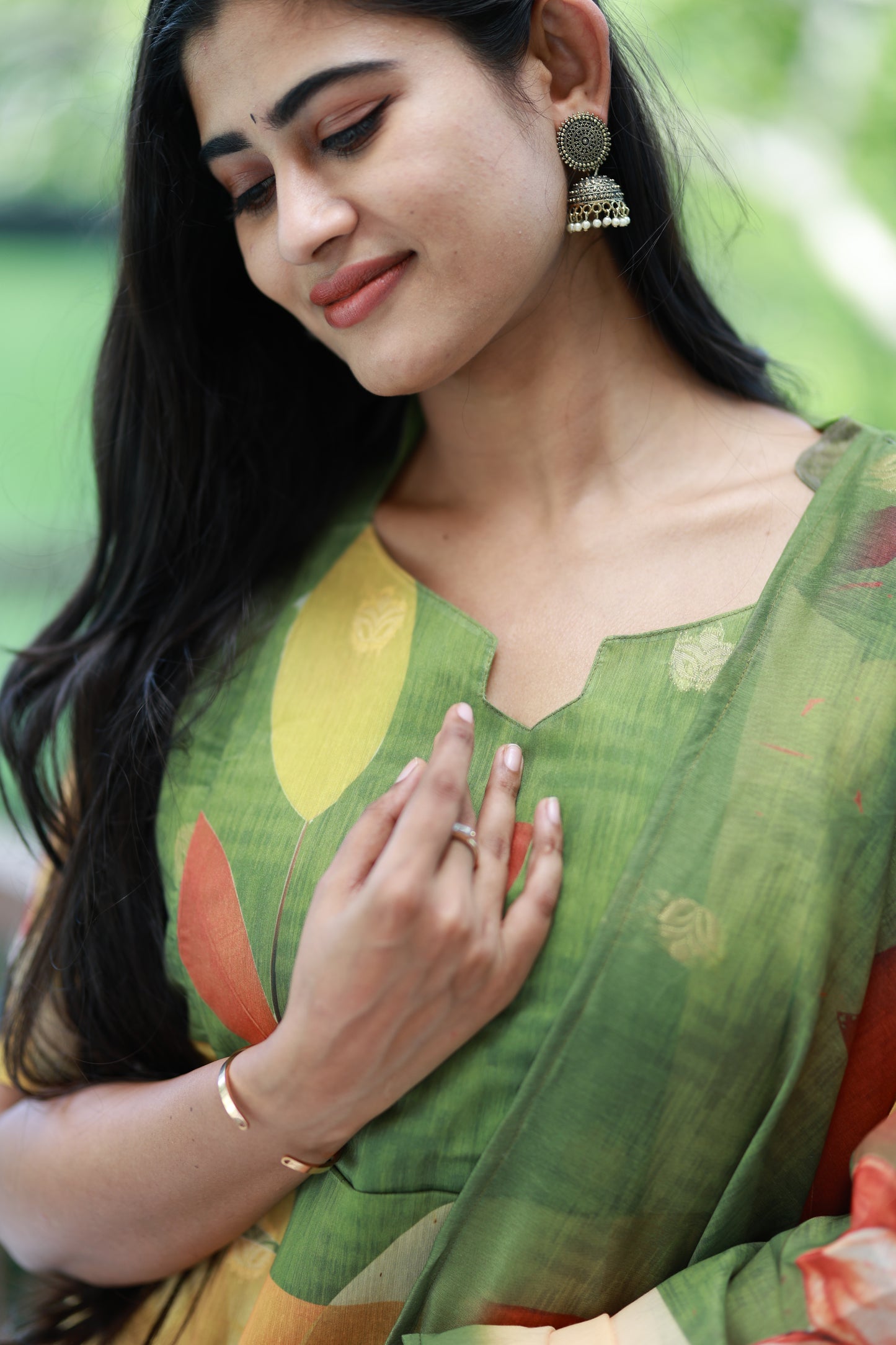 Premium Tissue Digital Printed  Kurti and Dupatta Set FC0136