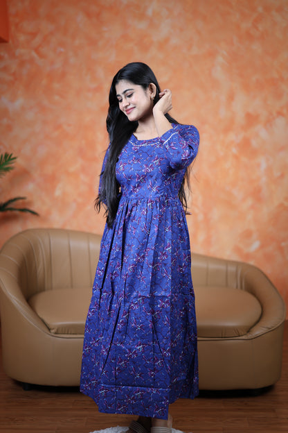 Pure cotton Maxi with lining-Budget Buy ( Feeding/Non Feeding)FC0047