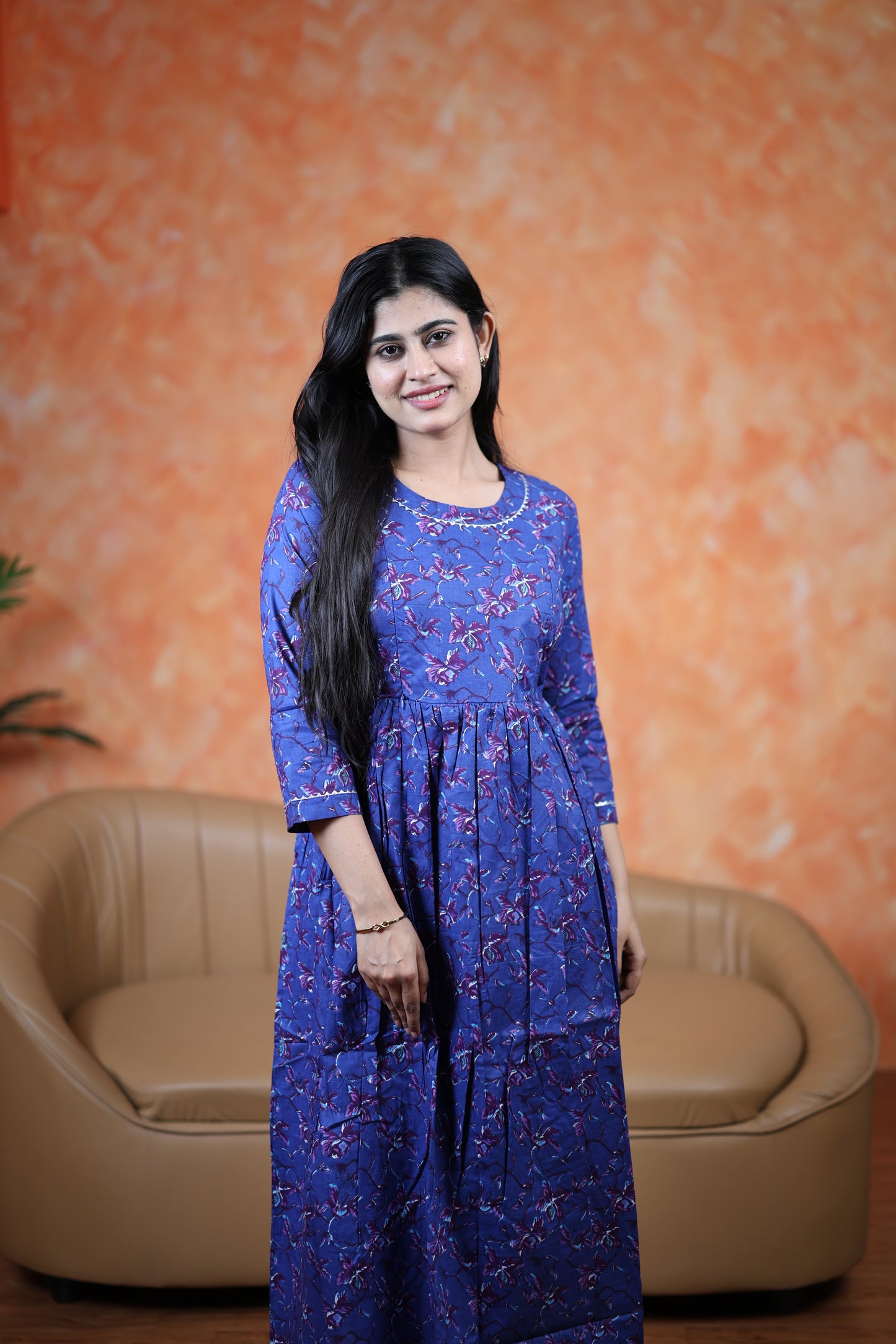 Pure cotton Maxi with lining-Budget Buy ( Feeding/Non Feeding)FC0047