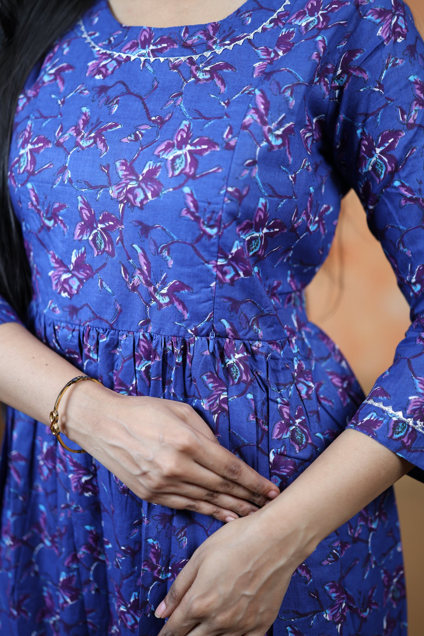 Pure cotton Maxi with lining-Budget Buy ( Feeding/Non Feeding)FC0047