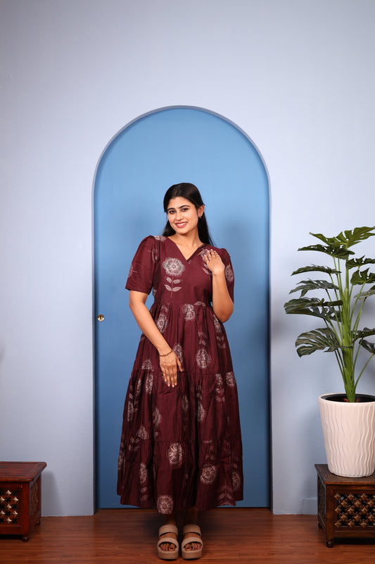 Premium Vatican Cotton Maxi ( with cotton Lining ) [Exclusive Non-Feeding]