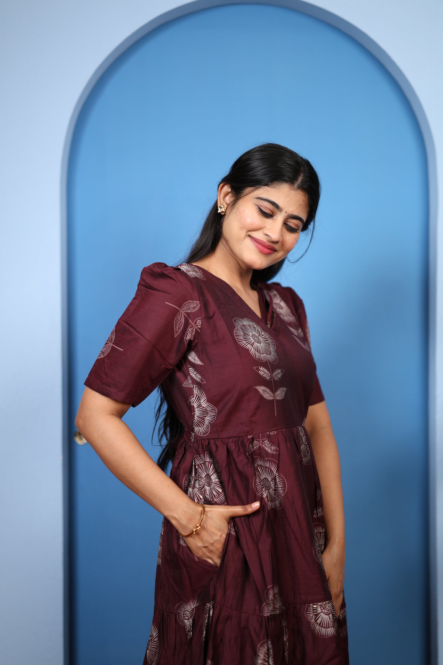 Premium Vatican Cotton Maxi ( with cotton Lining ) [Exclusive Non-Feeding]