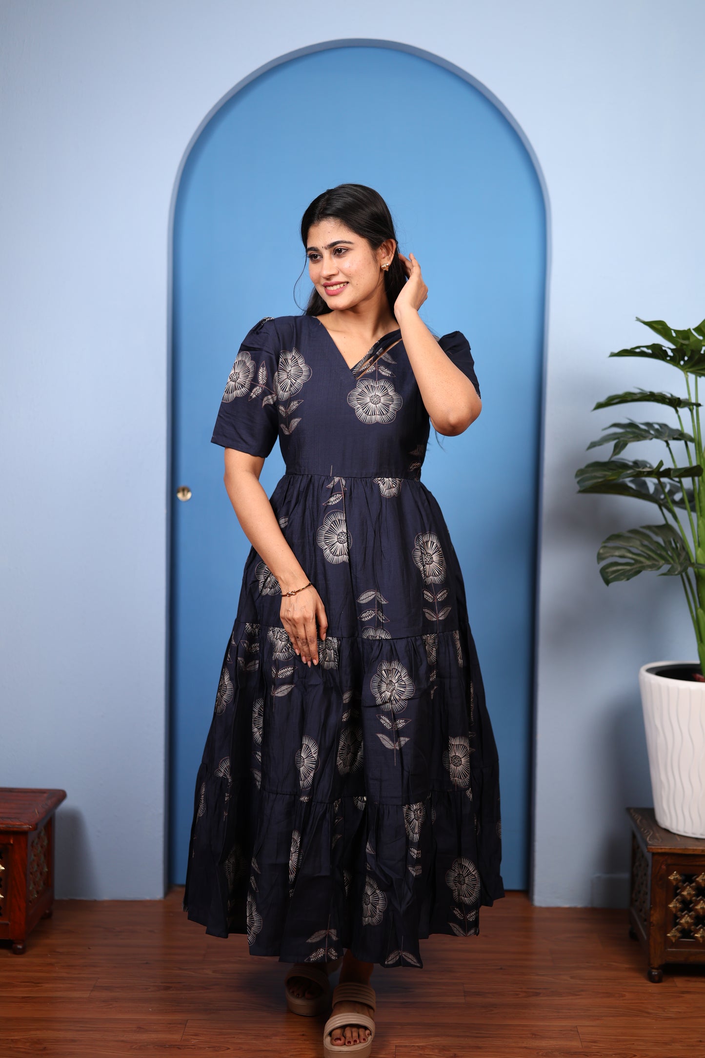 Premium Vatican Cotton Maxi ( with cotton Lining ) [Exclusive Non-Feeding]