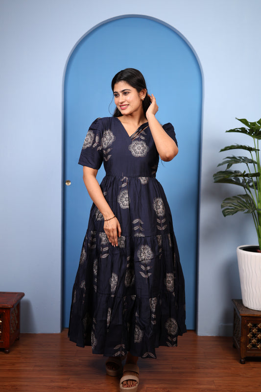 Premium Vatican Cotton Maxi ( with cotton Lining ) [Exclusive Non-Feeding]