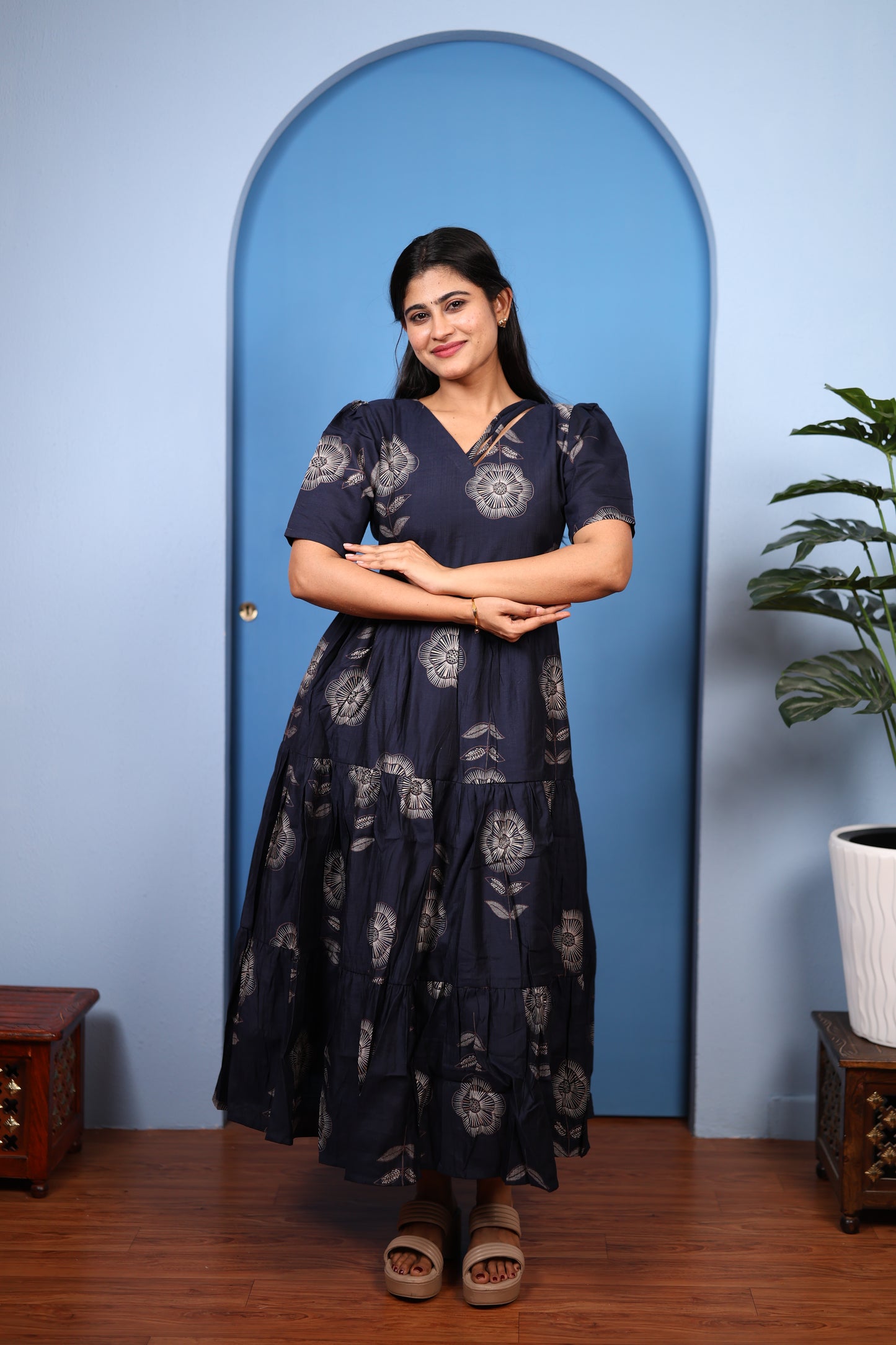 Premium Vatican Cotton Maxi ( with cotton Lining ) [Exclusive Non-Feeding]