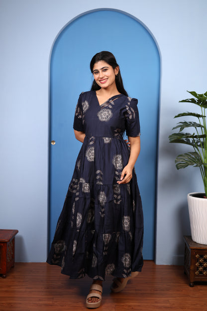Premium Vatican Cotton Maxi ( with cotton Lining ) [Exclusive Non-Feeding]