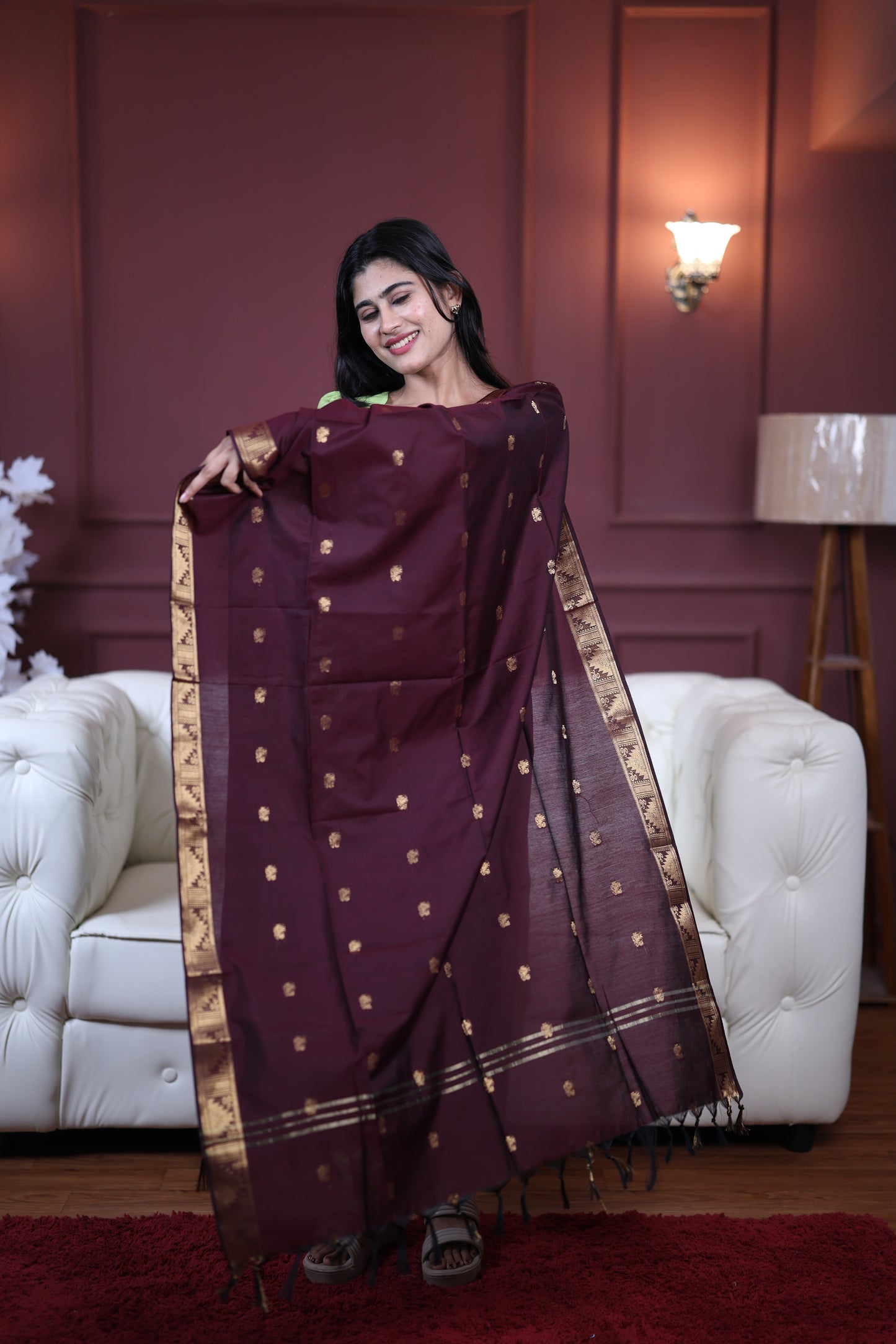 Premium Raw Silk Salwar Set-(Top,Bottom,Duppatta)-Non Feeding Only
