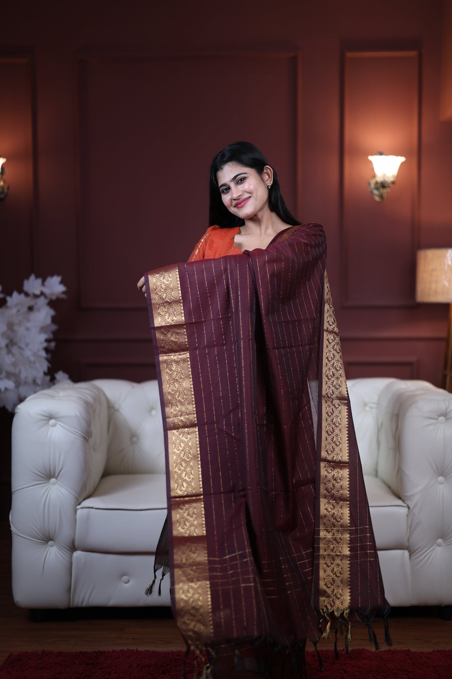 Premium Raw Silk Salwar Set-(Top,Bottom,Duppatta)-Non Feeding Only