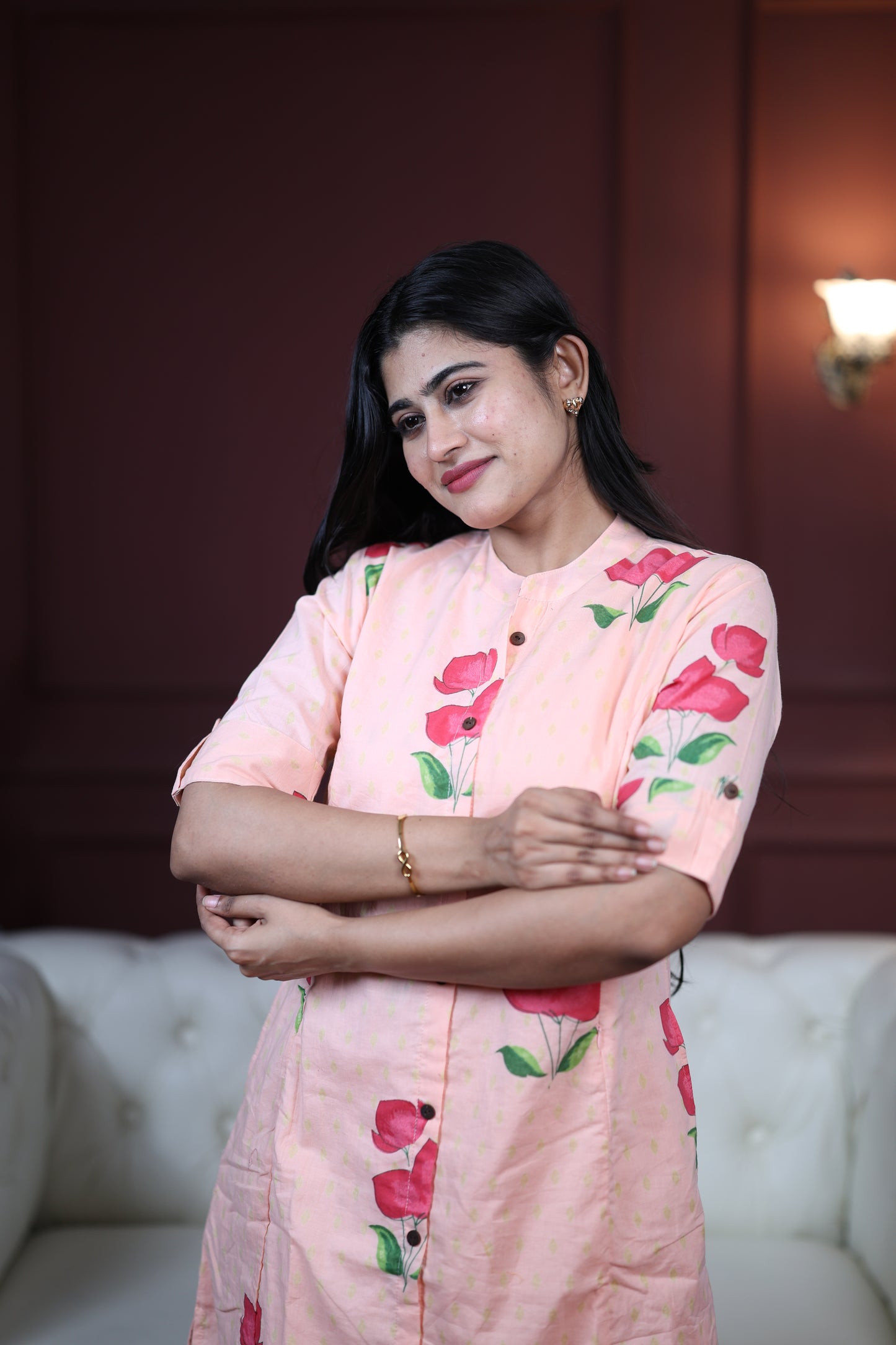 Premium Cotton Printed Coord Set- Feeding/Non Feeding (With Lining)