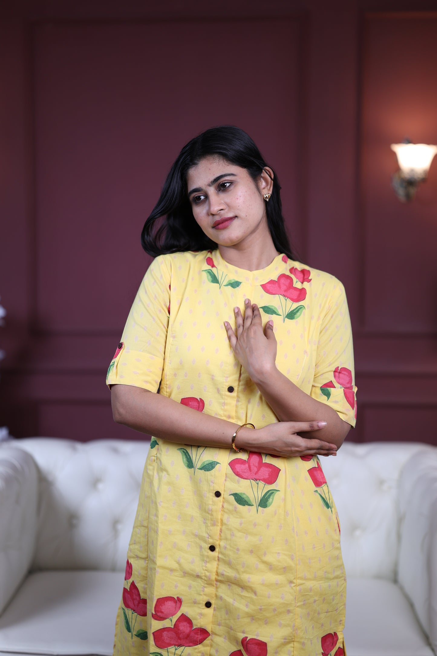 Premium Cotton Printed Coord Set- Feeding/Non Feeding (With Lining)