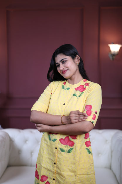 Premium Cotton Printed Coord Set- Feeding/Non Feeding (With Lining)