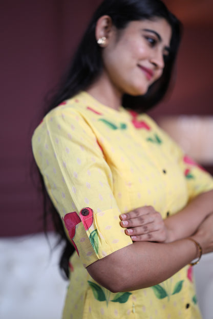 Premium Cotton Printed Coord Set- Feeding/Non Feeding (With Lining)