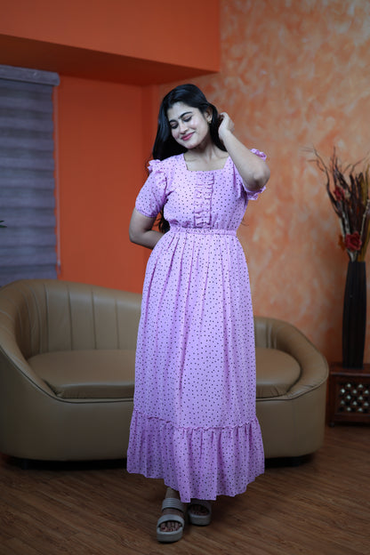 Georgette Frill Style Maxi (Non-Feeding)