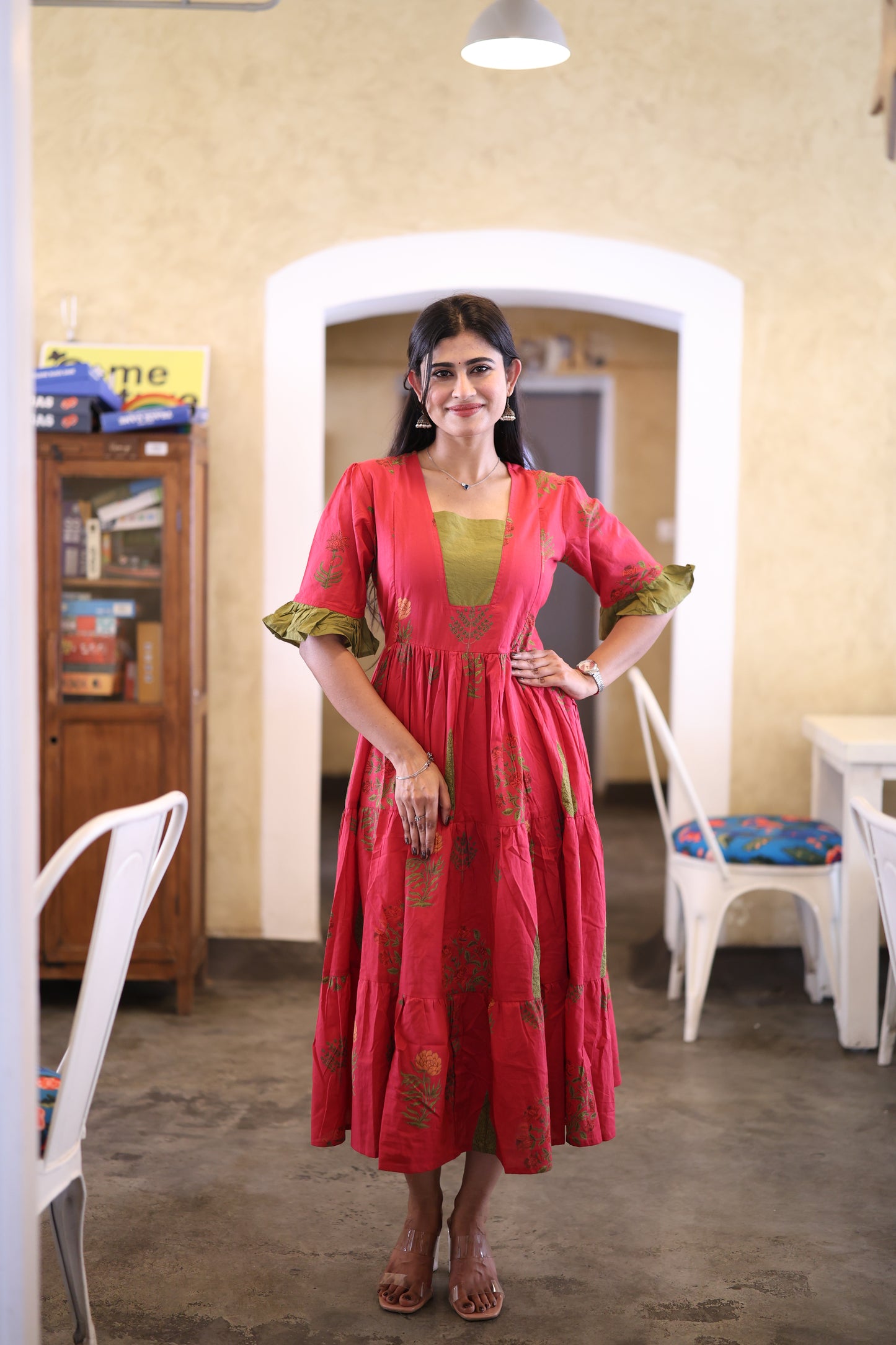 Premium Pure Cotton Fabric Maxi with Cotton lining FC0031
