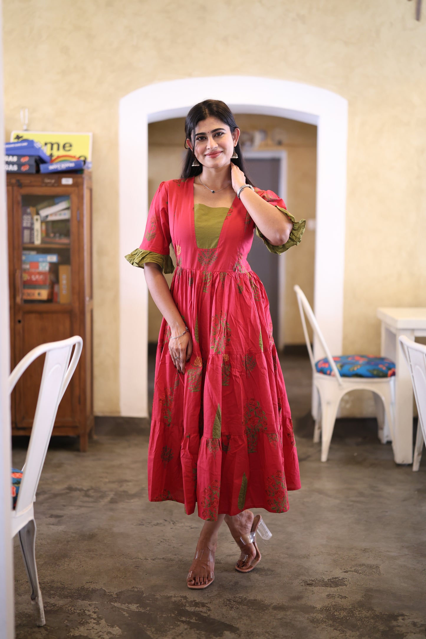 Premium Pure Cotton Fabric Maxi with Cotton lining FC0031