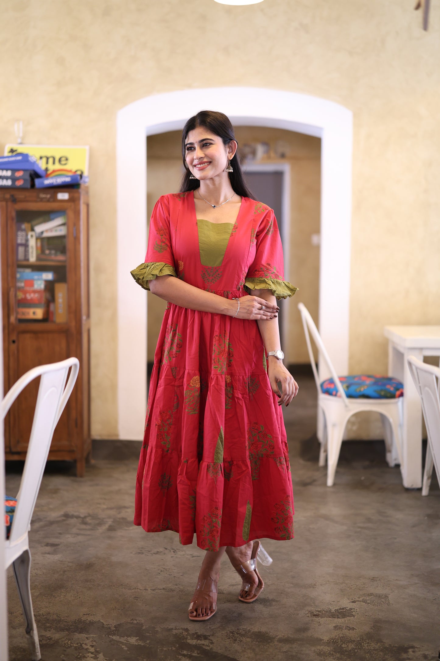 Premium Pure Cotton Fabric Maxi with Cotton lining FC0031