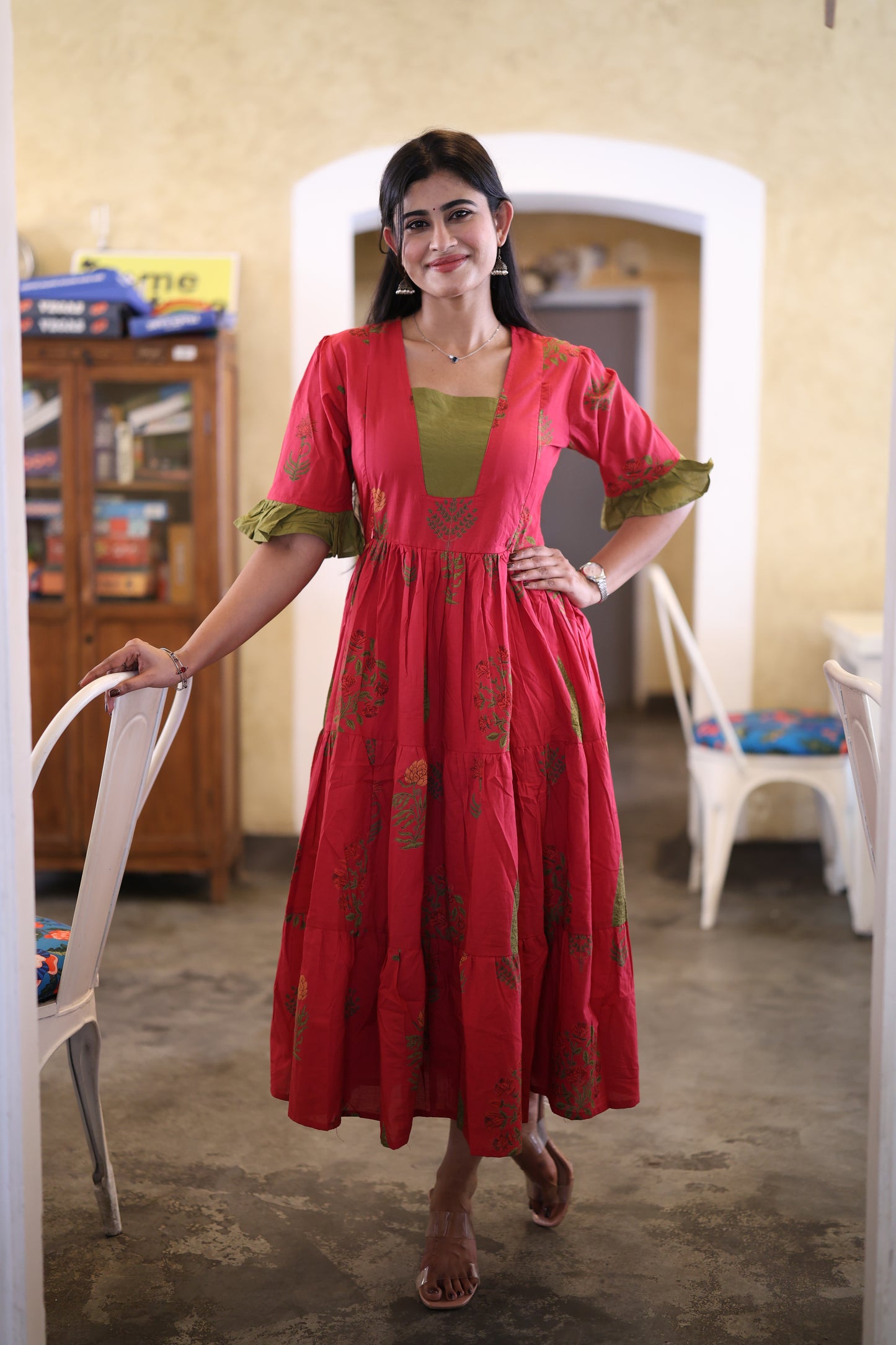 Premium Pure Cotton Fabric Maxi with Cotton lining FC0031