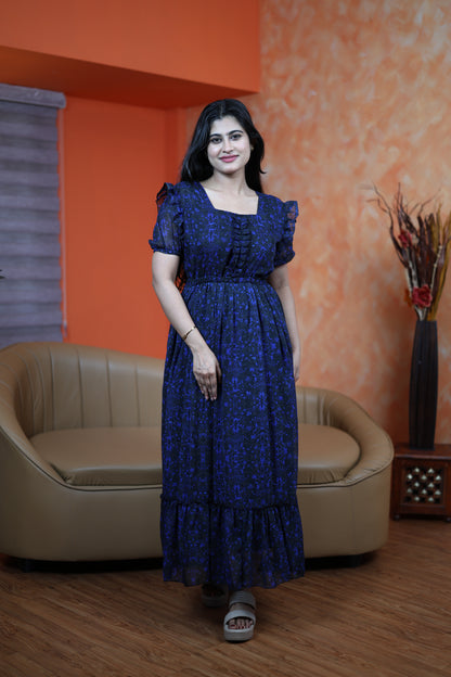 Georgette Frill Style Maxi (Non-Feeding)