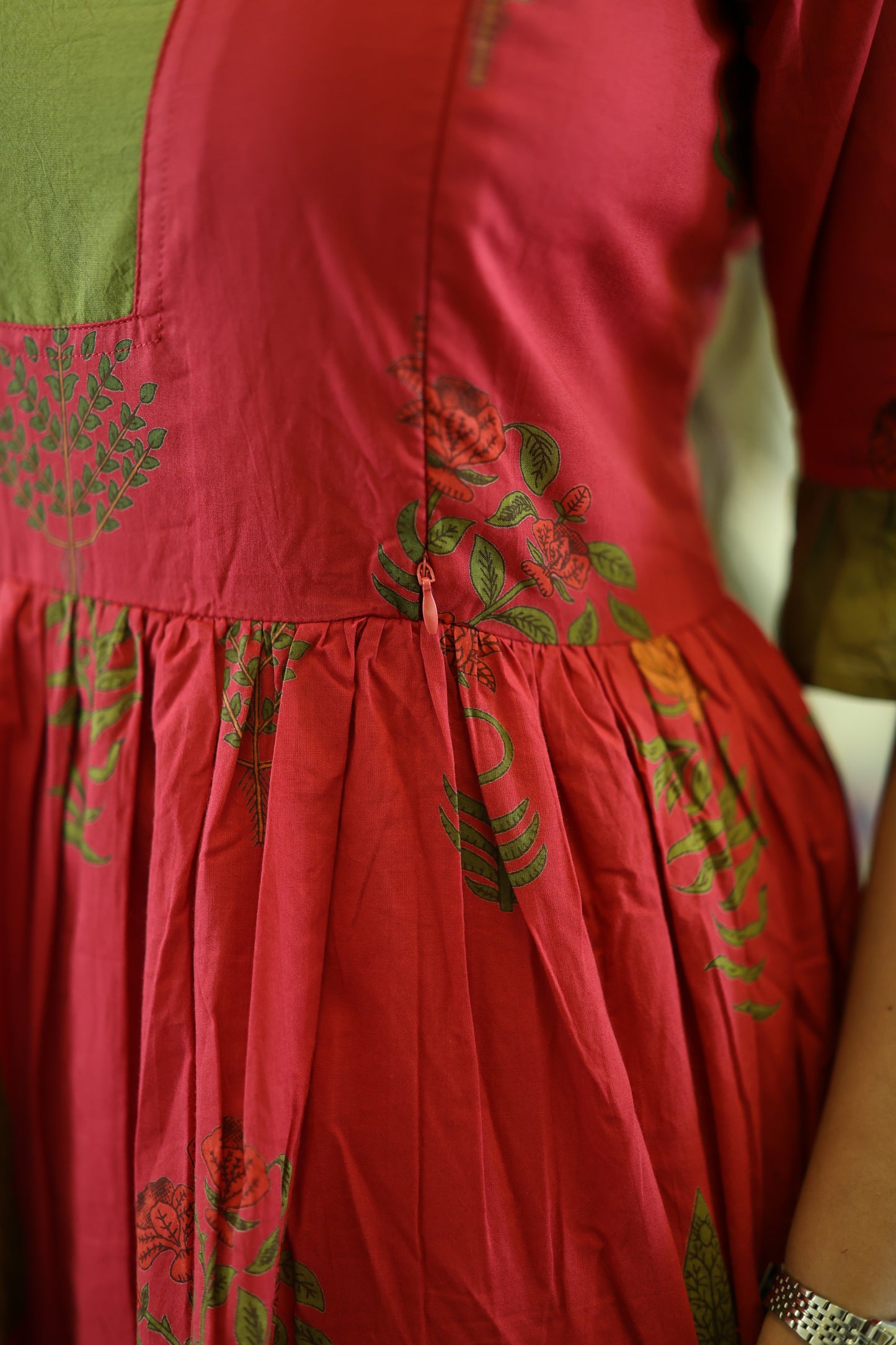 Premium Pure Cotton Fabric Maxi with Cotton lining FC0031
