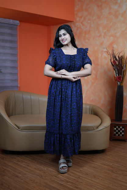 Georgette Frill Style Maxi (Non-Feeding)