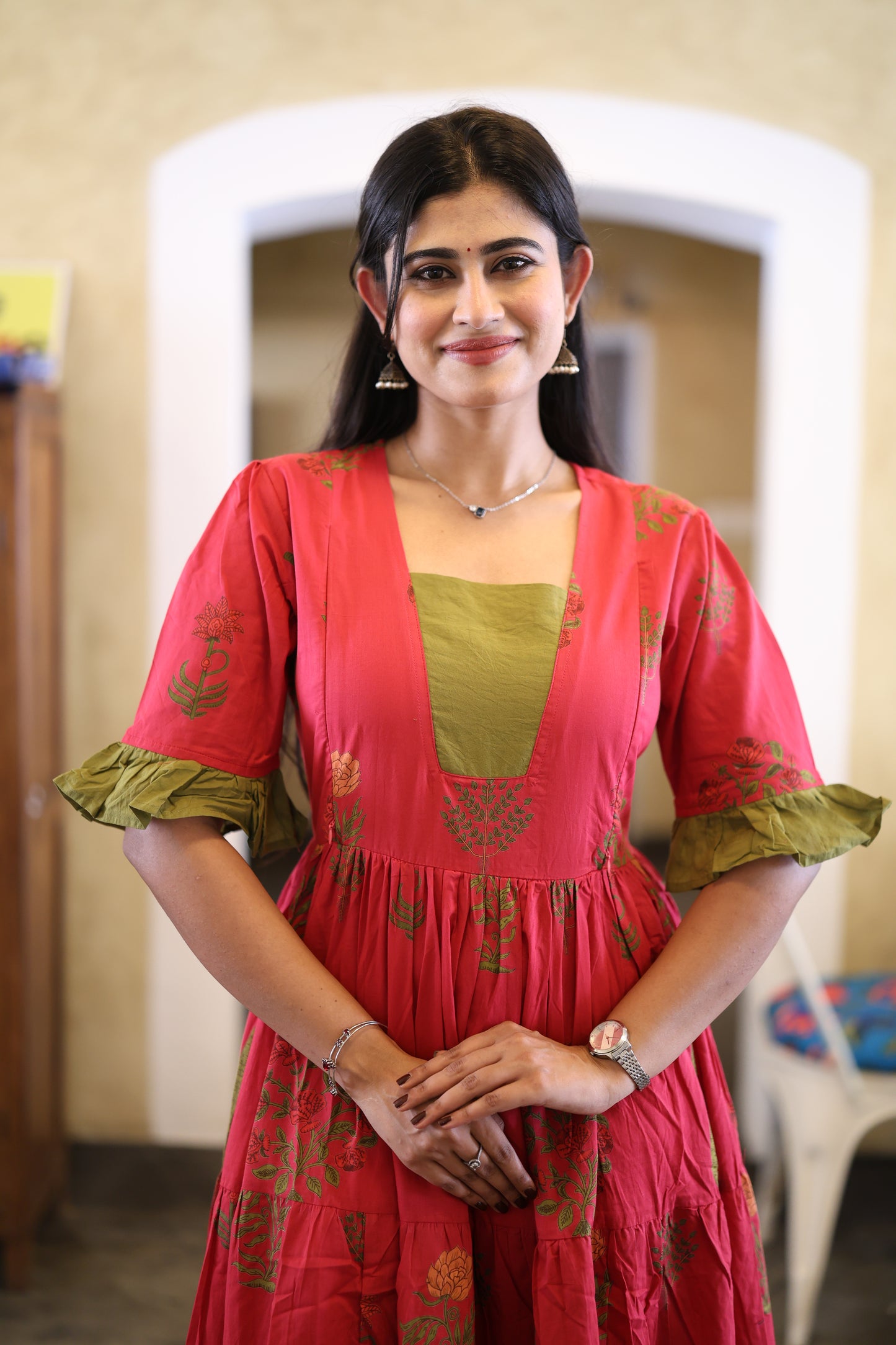 Premium Pure Cotton Fabric Maxi with Cotton lining FC0031