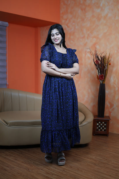 Georgette Frill Style Maxi (Non-Feeding)