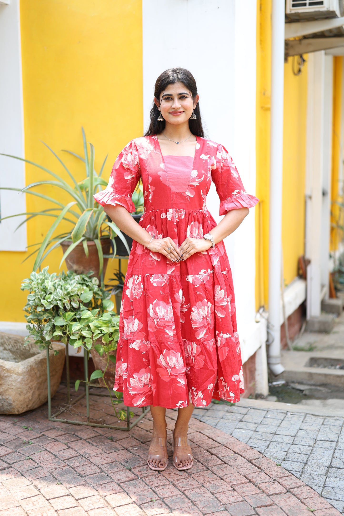 Premium Pure Cotton Fabric Maxi with Cotton lining FC0030