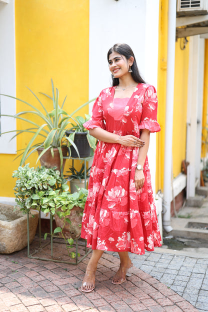 Premium Pure Cotton Fabric Maxi with Cotton lining FC0030